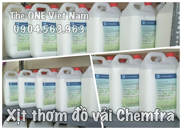 Nước xịt thơm quần áo Chemfra - Thiết Bị Giặt Sấy Công Nghiệp King Mart - Công Ty Cổ Phần King Mart Việt Nam